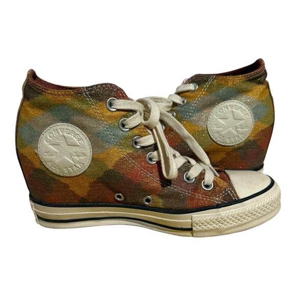 Converse Chuck Taylor All Star Missoni Wedge Sneakers Multicolor Women's Size 7 - Picture 7 of 8